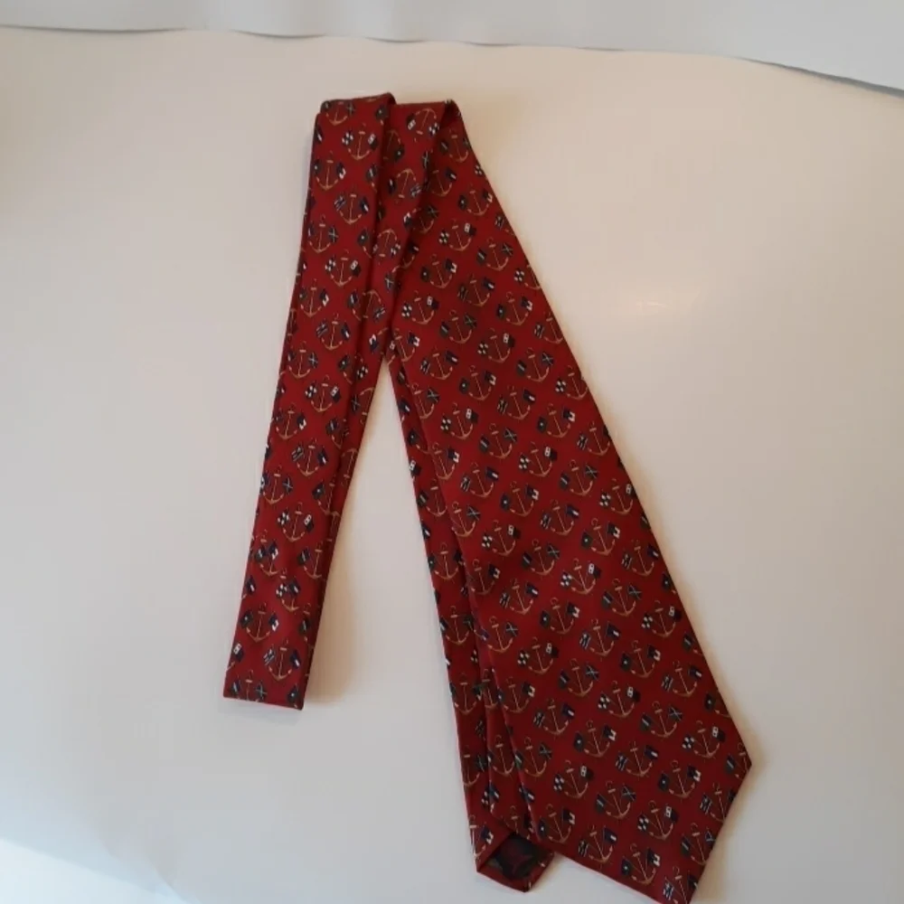 90s vintage Tommy Hilfiger big flag tie nautical